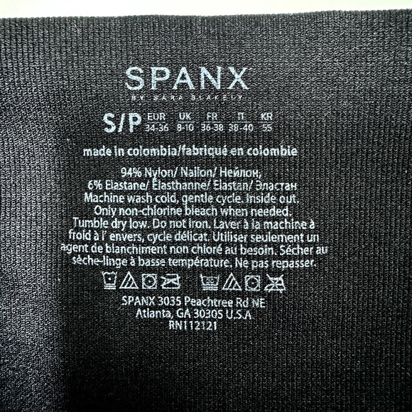 Spanx Look at Me Now Leggings Black Size S - Picture 3 of 3